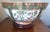 Mid Century Chinese Export Rose Medallion Punch Bowl on Wood Stand For Sale - Image 9 of 11