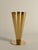 Scandinavian Modern Squared & Fluted Brass Vase by Gunnar Ander for Ystad-Metall, 1960s For Sale - Image 3 of 15