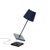 Modern Zafferano Poldina Pro Mini Cordless Lamp in Steel Blue For Sale - Image 3 of 4