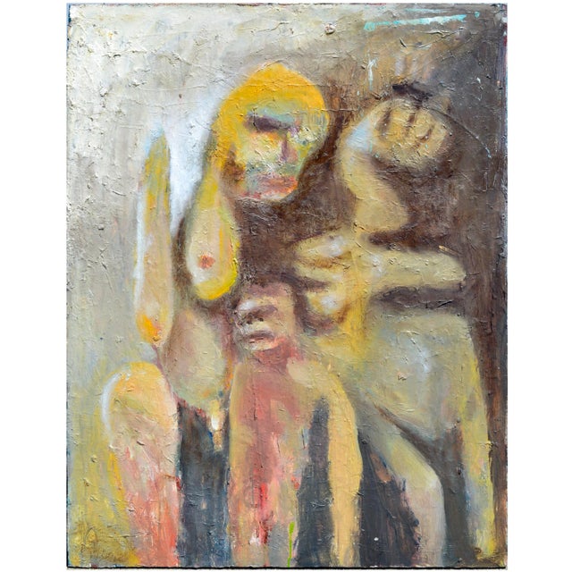 Abstract Expressionism The Embrace by Daniel Fuentes For Sale - Image 3 of 6