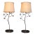 1930s Eastlake Hand Forged Iron Lamps - a Pair For Sale