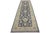 1990s Boho Chic Ziegler 1990's Gray/Ivory Wool Runner Rug- 2'7'' X 8'4'' For Sale - Image 5 of 8
