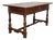 Portuguese Desk in Carved Chestnut For Sale