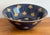 American 1990s Porcelain Gold and Navy Blue Bee Bowl For Sale - Image 3 of 6