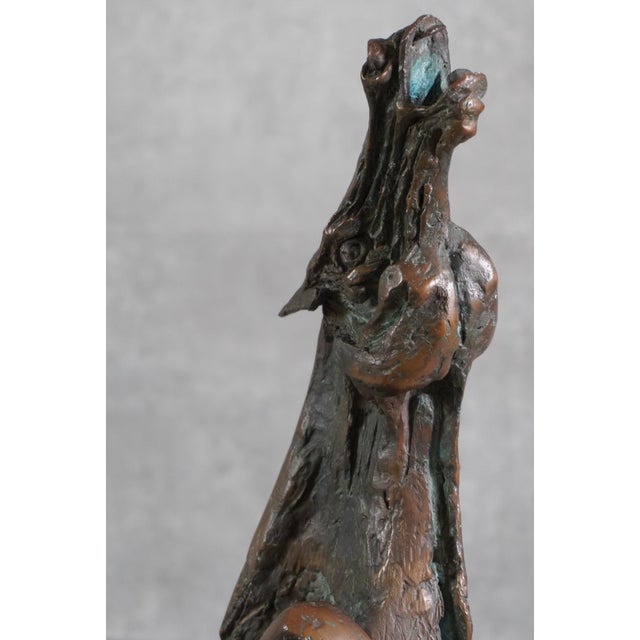 Fernando Mario Paonessa, Sete, 1980s, Bronze & Travertine For Sale - Image 6 of 11