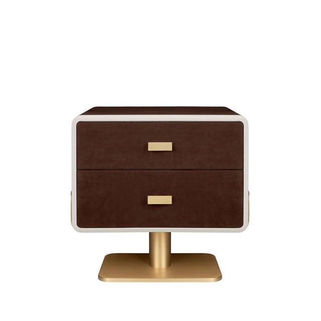 Contemporary Phoenix Bedside Table by Porus Studio For Sale - Image 3 of 11