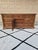 1970s Vintage Traditional Solid Wood 9-Drawer Dresser / Credenza With Glass Top For Sale - Image 5 of 13