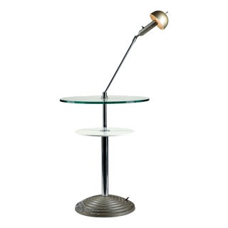 Reading Table with Articulated Lamp by Daniela Puppa and Franco Raggi for Fontana Arte, 1988 For Sale