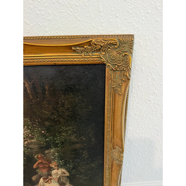Miklós Santhó (Hungarian, 1869–1932) Antique Oil on Board Painting Faun Maidens For Sale - Image 10 of 13