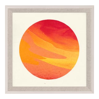 Planetary Series, Small: Red 2, Framed Artwork For Sale