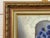 Still Life with Flowers & Fruit in a French Farmhouse Interior by French Artist 1992 Circa For Sale - Image 10 of 13