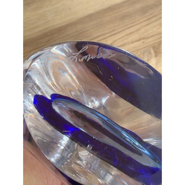 Glass Murano Teardrop Paperweight For Sale - Image 7 of 13
