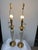 Design Plus Gallery presents a Pair of Empire Column with Brass Table Lamps from Lenox by Quoizel Collection. The lamps...