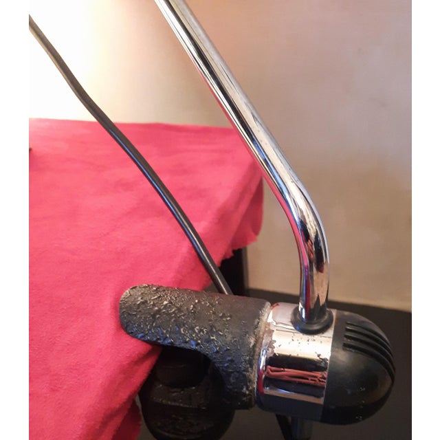 Metal Libellula Clamp Table Lamp by Emilio Fabio Simion for Guzzini, Italy, 1970s For Sale - Image 7 of 16
