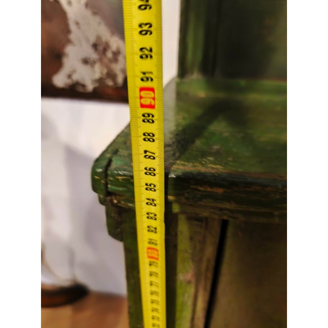 Mature Green Chest of Drawers, 1890s, Set of 2 For Sale - Image 13 of 18