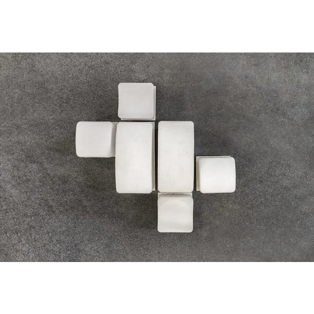 Modular Onda Lamps by Claudio Salocchi for Lumenform, 1970s, Set of 6 For Sale - Image 6 of 6