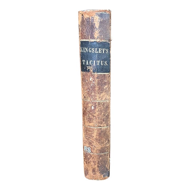 1841 Tacitus Latin Book Civil War Officer Geo W Abert Western Military Institute For Sale