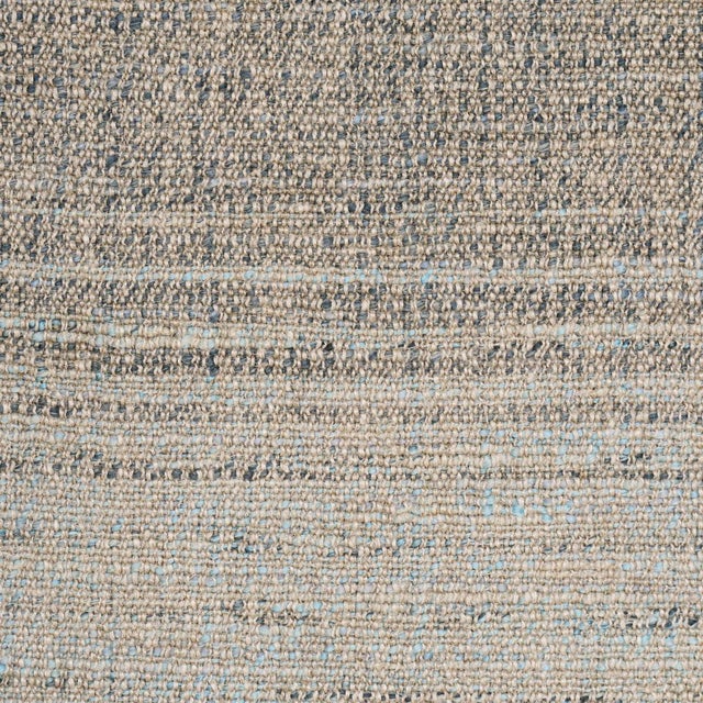 Contemporary SAMPLE - Schumacher Liora Linen Ombre Fabric In Azure For Sale - Image 3 of 4