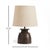 The petite shape makes the Benji Lamp ideal for kitchen or small workspace. The washed black, mango wood base and natural...