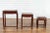 Vintage Chinese Rosewood Nesting Tables with Dark Patina - Set of 3 For Sale - Image 10 of 13