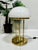 Brass Table Lamp with Opal Glass Dome, Germany, 1970s For Sale - Image 11 of 15