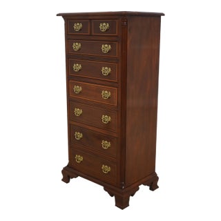 Stickley Chippendale Mahogany Lingerie Chest For Sale
