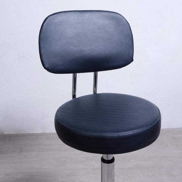Vintage Office Chair Swivel and Adjustable Stool, 1970s For Sale - Image 13 of 18