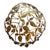 Vintage Midcentury Brass Leaf Vine Botanical Filigree Centerpiece Bowl For Sale - Image 4 of 6