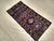 Navy Blue Vintage Persian Kurdish Area Rug, Hand-Knotted Wool, Geometric Medallion Pattern, Blue & Ivory, 2x4 For Sale - Image 8 of 8