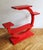 Wood Red Modern Flower Stand, 1940s For Sale - Image 7 of 15