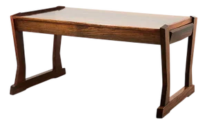 Anthroposophic Dining Table in Tigerwood, 1930s-1940s