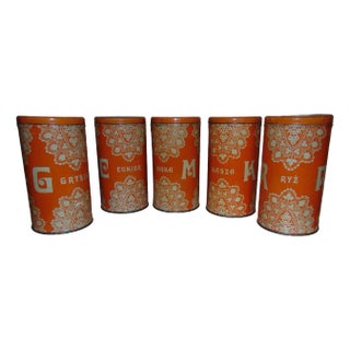Kitchen Containers, 1950s, Set of 5 For Sale