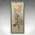 This is a tall vintage wall panel. An Oriental, watercolour on silk depicting a golden pheasant and foliate scene, dating...
