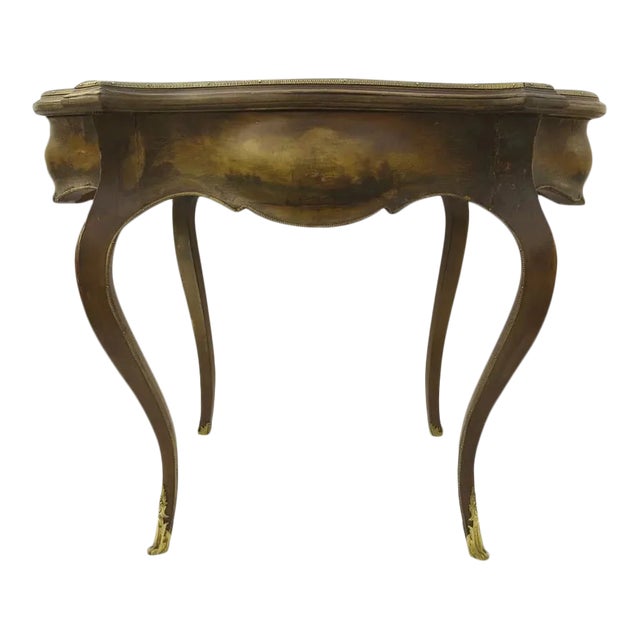Italian Bombe Frieze Painted Table For Sale