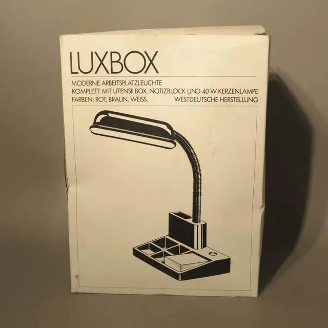 Vintage Table Lamp from LuxBox, 1970s, in Flawless conditions. Designed 1970 to 1979 European Plug (up to 250V).The wiring...