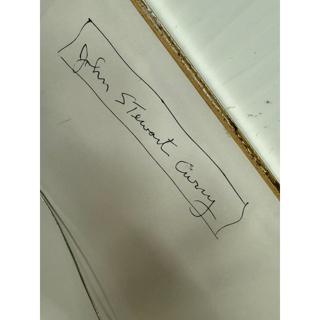 Late 20th Century John Steuart Curry "The Line Storm" Print, Signed For Sale - Image 10 of 12