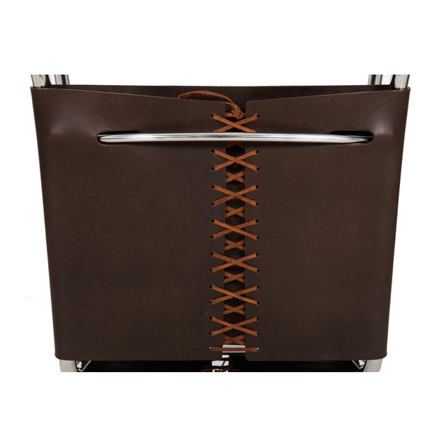 Pair of Vintage 1970s Mies Van Der Rohe Mr20 Leather and Chrome Armchairs For Sale - Image 11 of 18