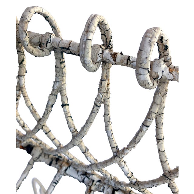 19th Century, Antique Victorian Wire Planter Stand For Sale - Image 9 of 9