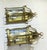 Metal Vintage Solid Brass Wall Sconces / Hall Lanterns by Lamp Art-Italy - a Pair For Sale - Image 7 of 18
