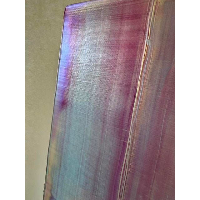 2020s Rebecca Koury "Elemental Landscape" Pink Lavender Large Diptych Contemporary Abstract, Acrylic on Canvas/Panel, Carmel California Art, Back to Basics For Sale - Image 5 of 7