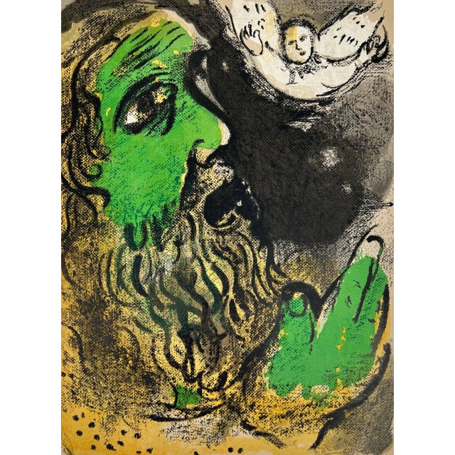 Marc Chagall, Job Praying, 1960, Lithograph For Sale - Image 7 of 7