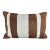 Turkish Hemp Pillow Cushion Natural Beige Brown Pillow Cushion Cover 16" x 24" For Sale