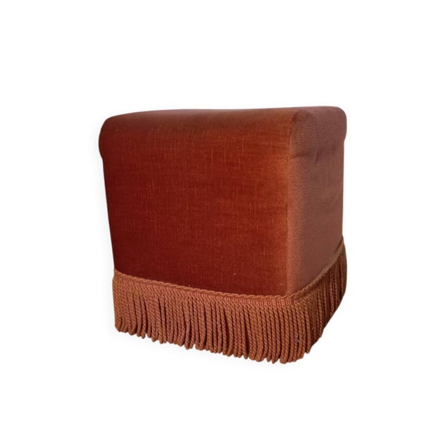 Mid-Century Pink Toad Ottoman, 1950s, in Good conditions. Designed 1950 to 1959