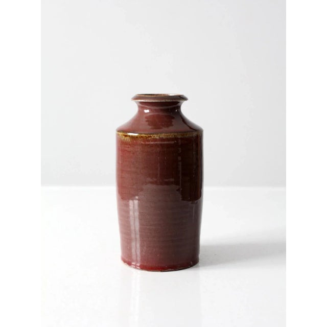 Vintage Studio Pottery Vase For Sale - Image 6 of 12