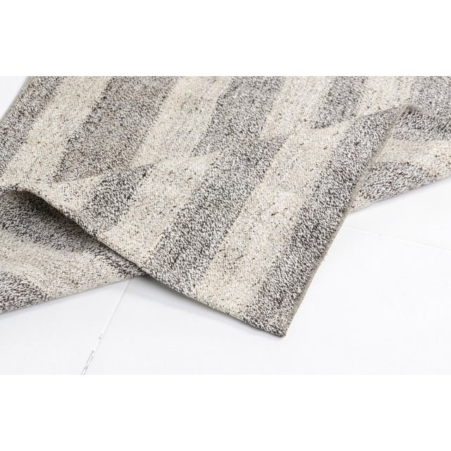 1960s Natural Handwoven Decorative Runner For Sale - Image 9 of 10