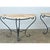 Early 20th Century French Pair of Onyx & Iron Demilune Consoles For Sale - Image 13 of 13