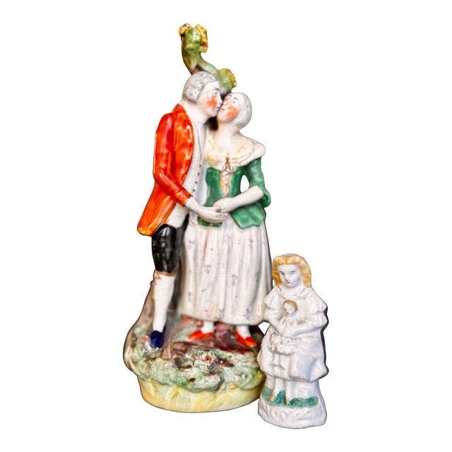 Two 19th Century European Hand=painted Porcelain For Sale