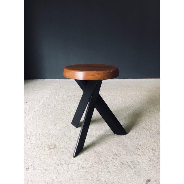 Modern Modernist S31 Stool from Pierre Chapo, France, 1970s For Sale - Image 3 of 18