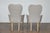 Pair of French Midcentury Armchairs with Linen Upholstery, Curved Tapered Legs For Sale - Image 11 of 12