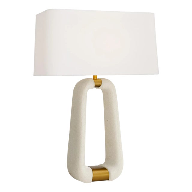 Arteriors Home Gianni Ivory Ricestone Lamp For Sale